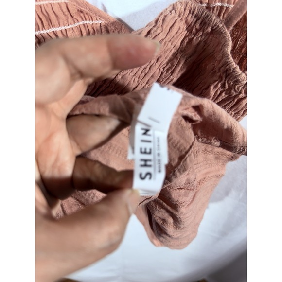 SHEIN Small‎ Boho Festival brown Strap Elastic Top - Picture 6 of 6
